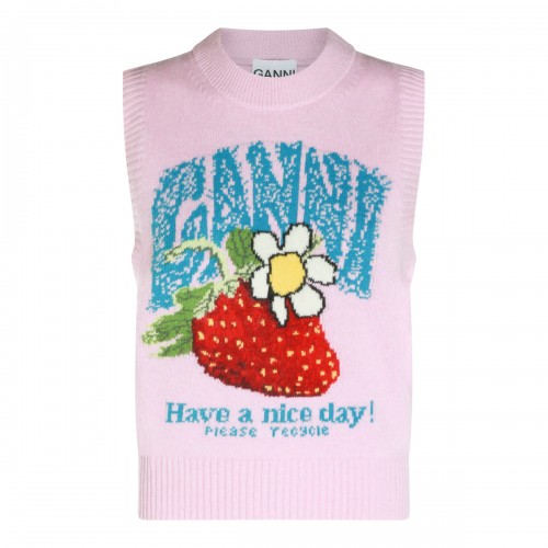 PINK WOOL KNITWEAR