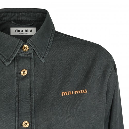 BLACK COTTON SHIRT