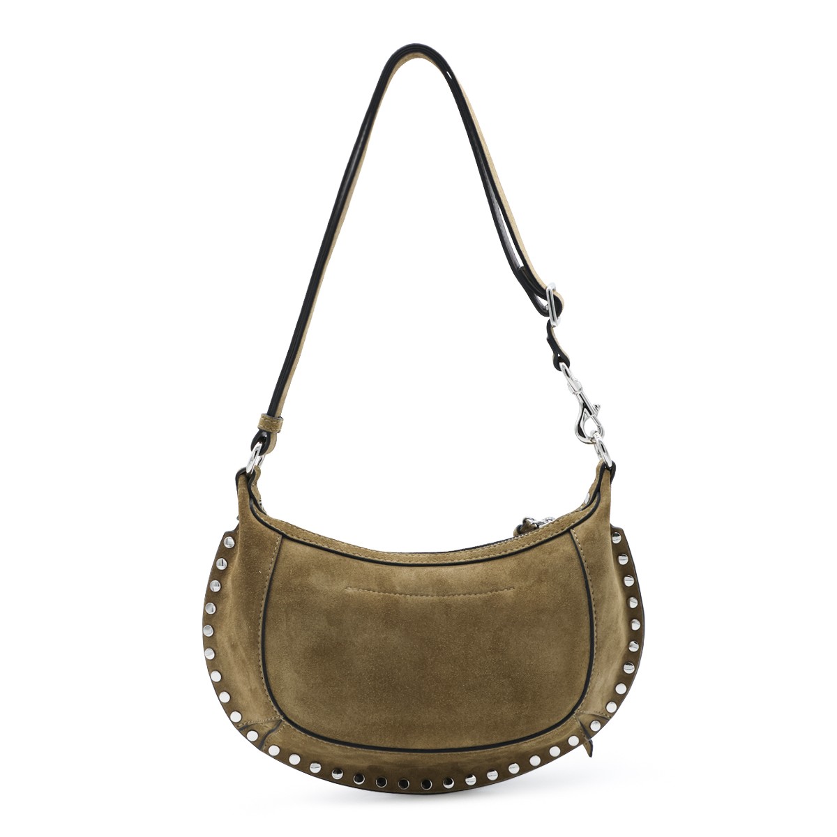 TAUPE SUEDE OSKAN CROSSBODY BAG