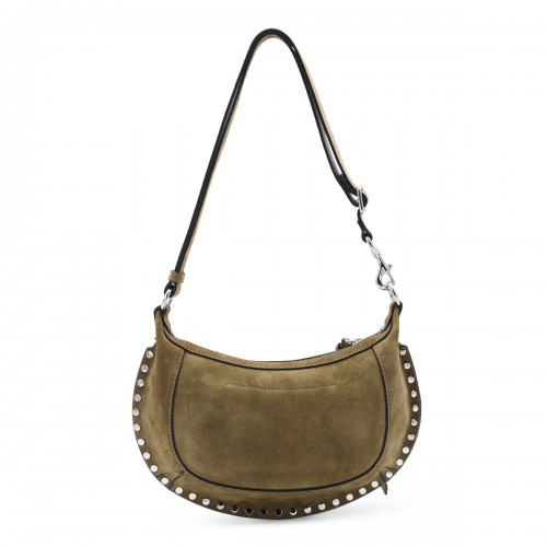 TAUPE SUEDE OSKAN CROSSBODY BAG