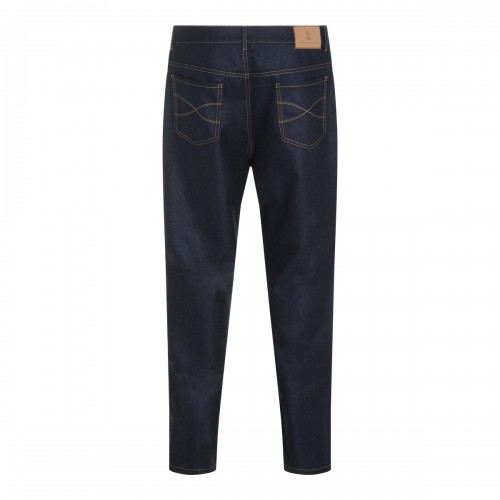 NAVY WOOL PANT