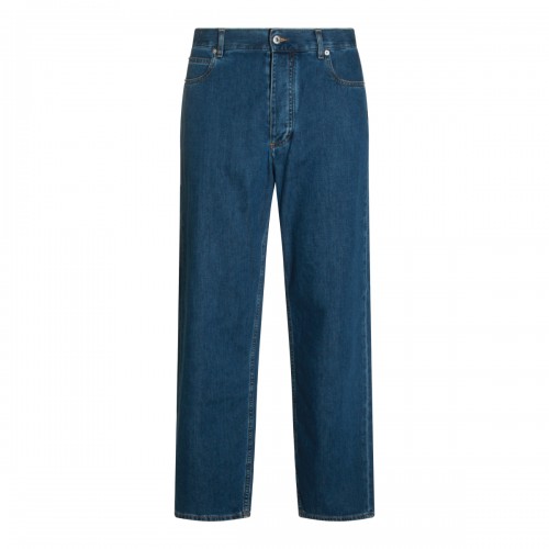 MID BLUE COTTON JEANS