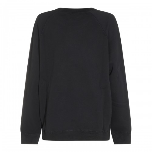 BLACK COTTON SWEATSHIRT 2