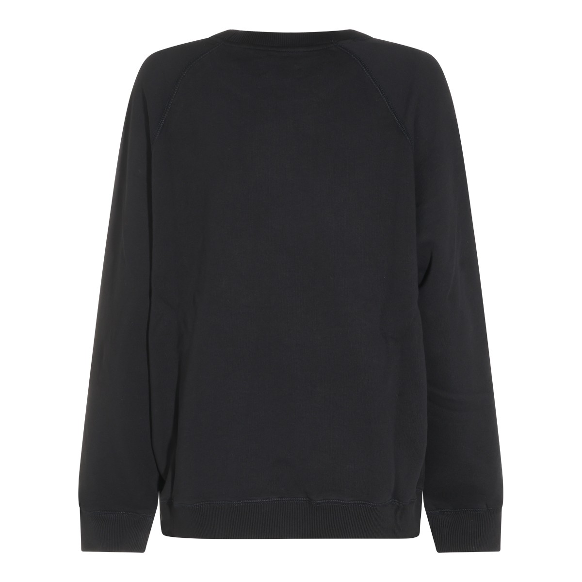BLACK COTTON SWEATSHIRT