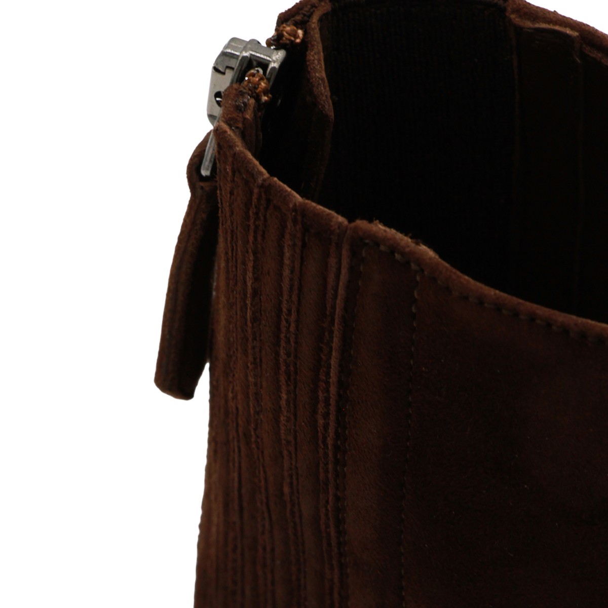 BROWN LEATHER SAINT HONORE' BOOTS