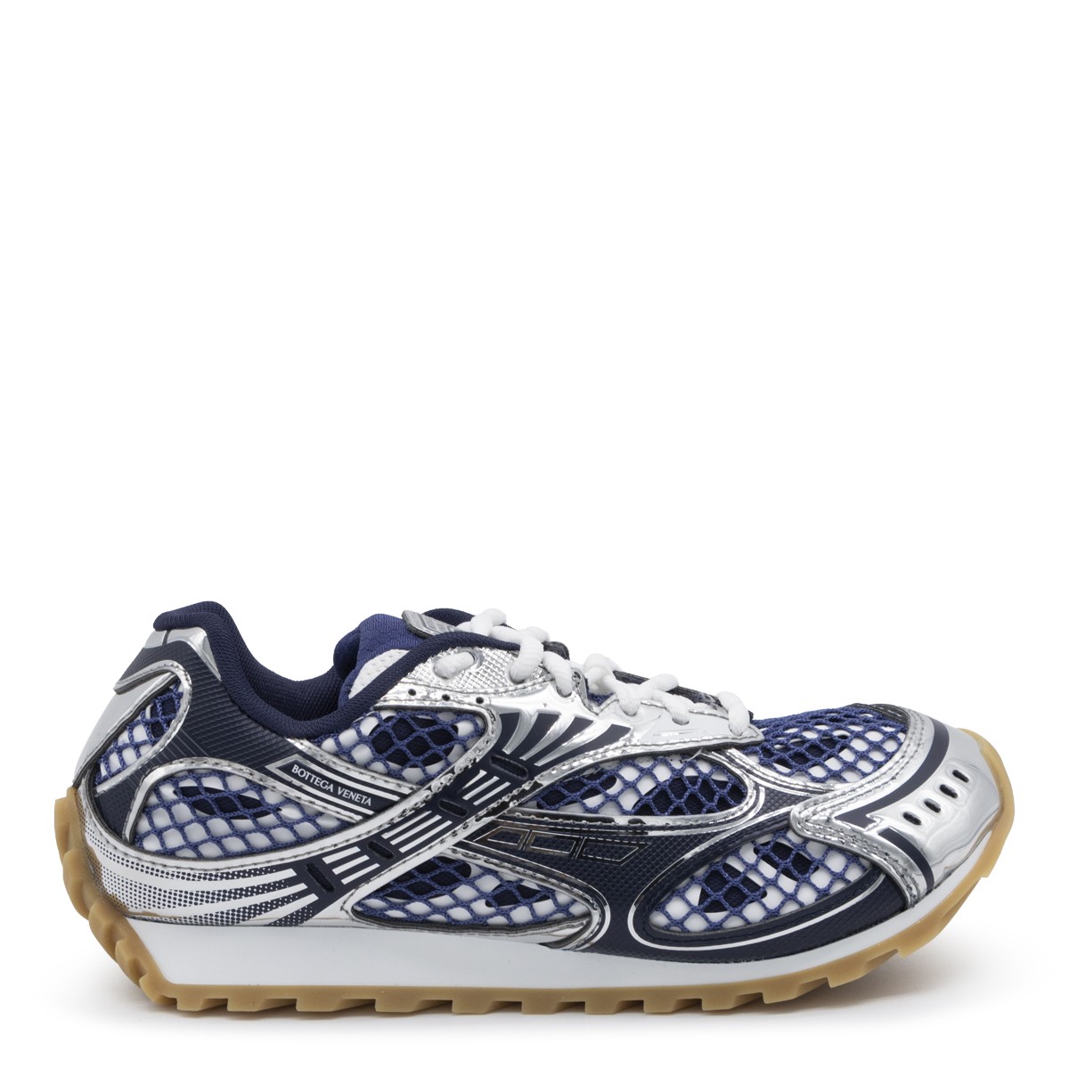 BLUE AND SILVER ORBIT SNEAKERS