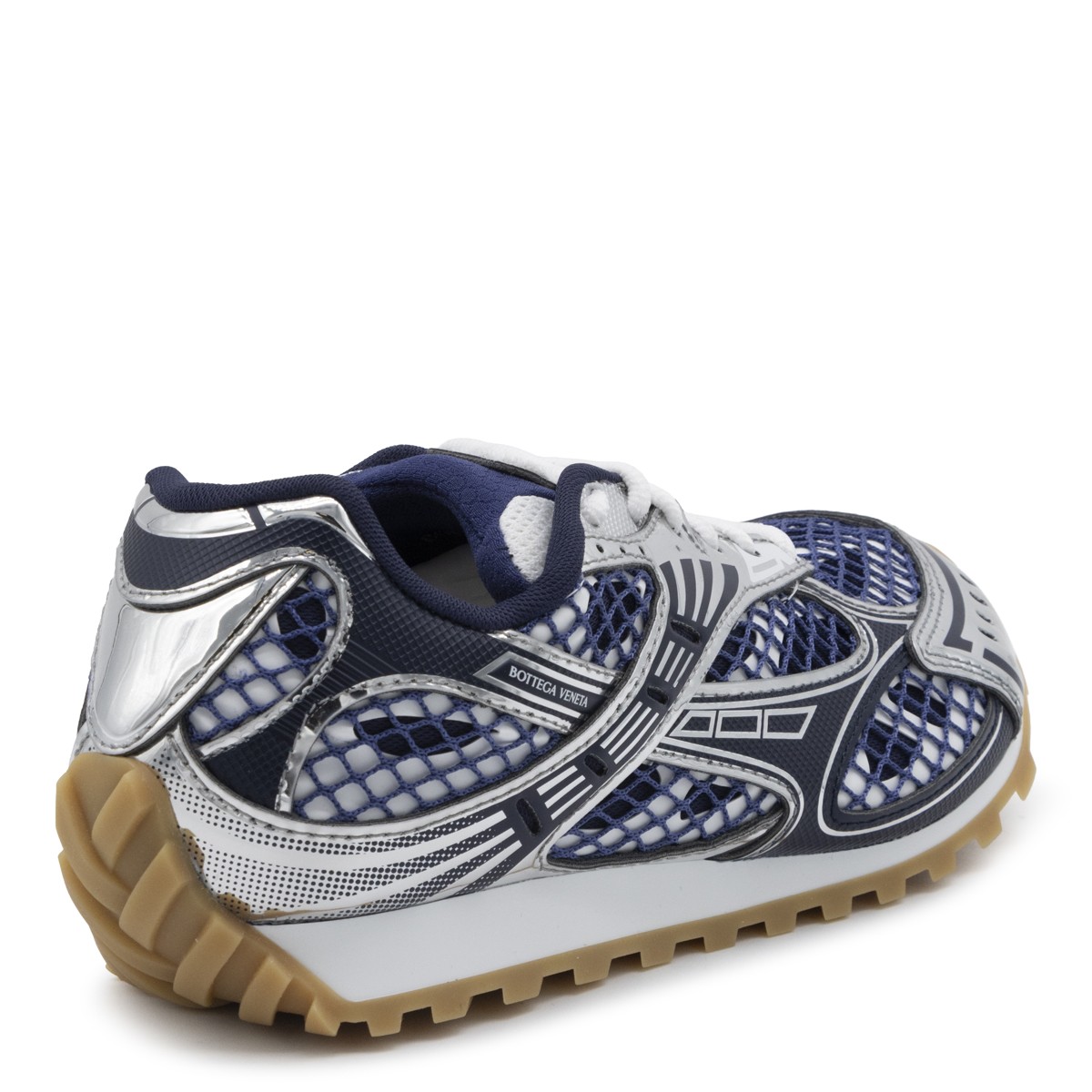 BLUE AND SILVER ORBIT SNEAKERS