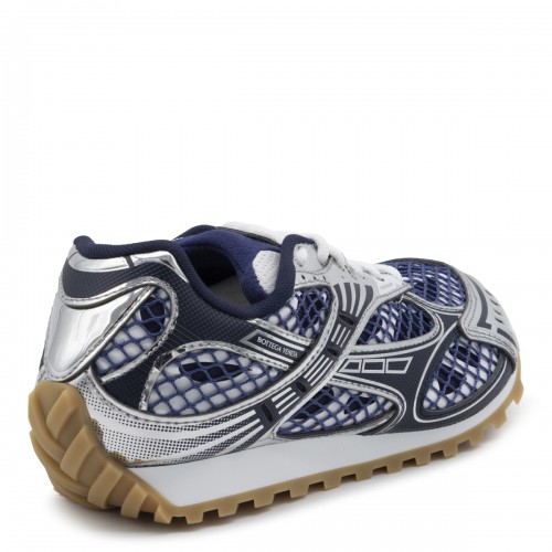 BLUE AND SILVER ORBIT SNEAKERS