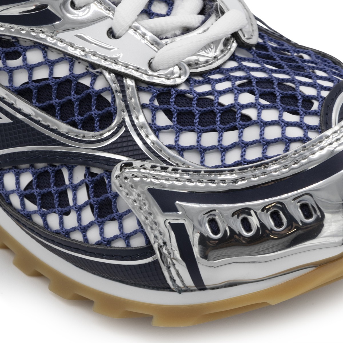 BLUE AND SILVER ORBIT SNEAKERS
