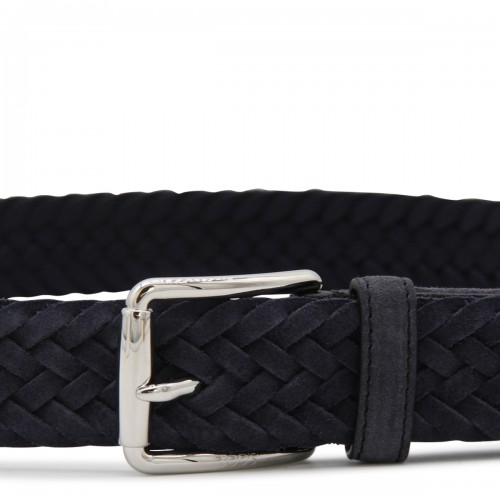 BLUE LEATHER BELT 2