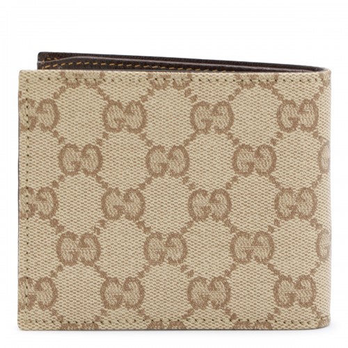 EBONY BEIGE ESSENCE CLASSIC BIFOLD WALLET