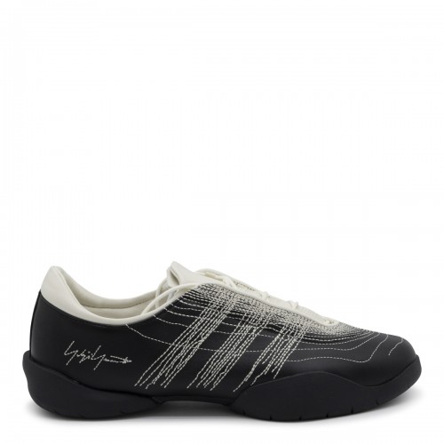 BLACK LEATHER REGU SNEAKERS