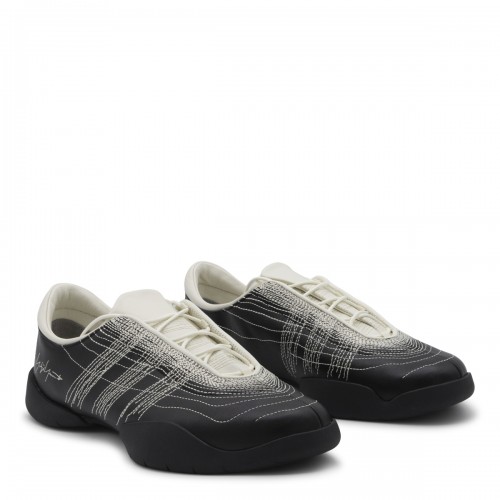 BLACK LEATHER REGU SNEAKERS 2