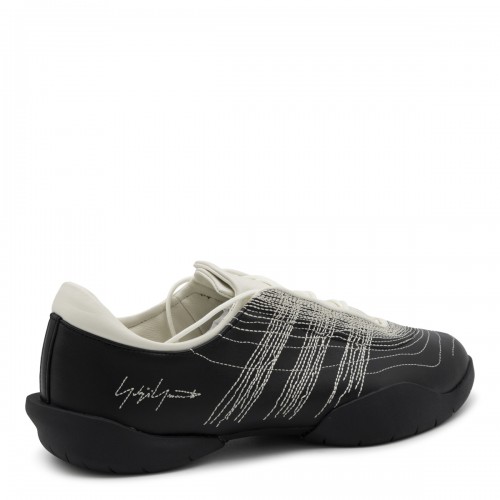 BLACK LEATHER REGU SNEAKERS