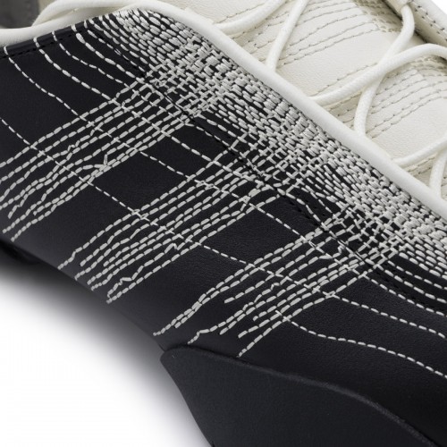 BLACK LEATHER REGU SNEAKERS
