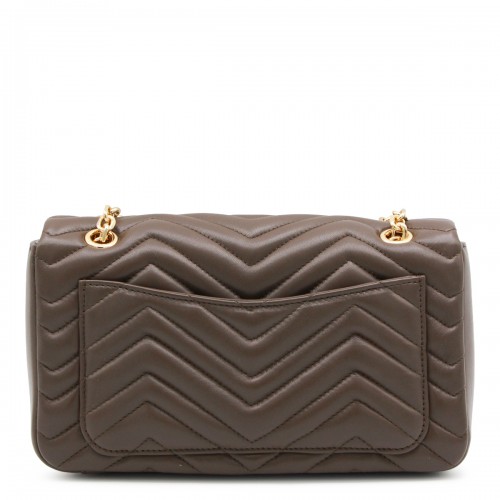 TOASTED LEATHER GG MARMONT MEDIUM SHOULDER BAG