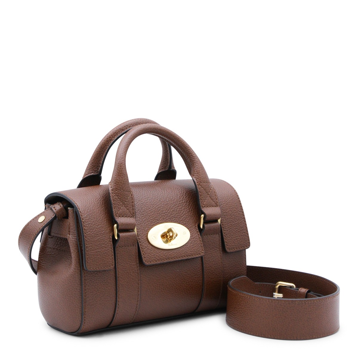 BROWN LEATHER MINI HERITAGE... 2