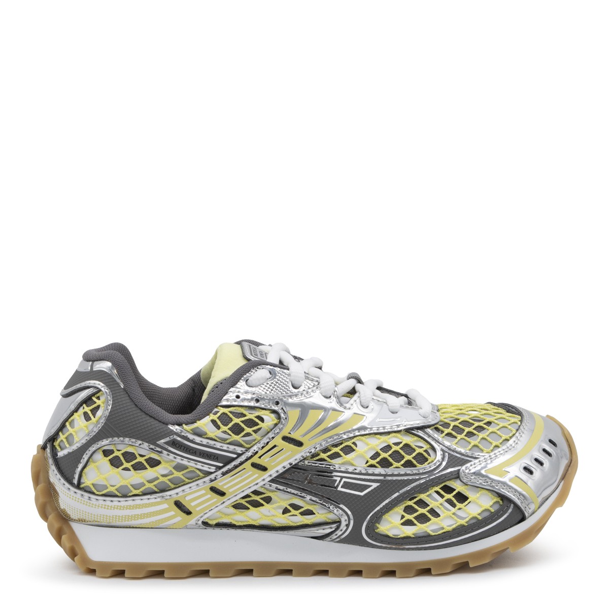 YELLOW AND GREY ORBIT SNEAKERS