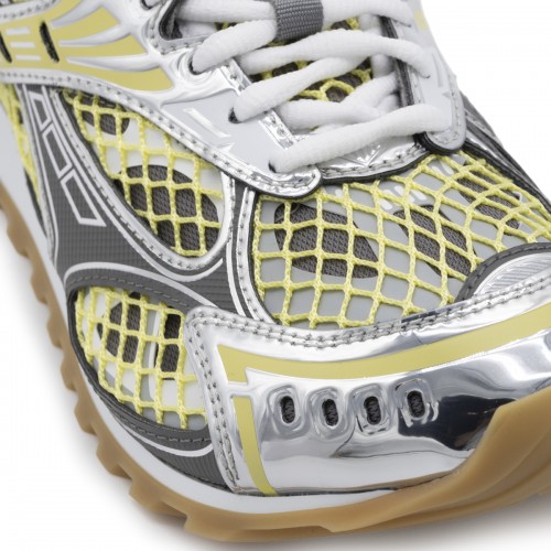 YELLOW AND GREY ORBIT SNEAKERS