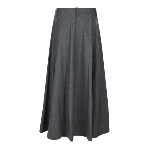 GREY WOOL SKIRT 2