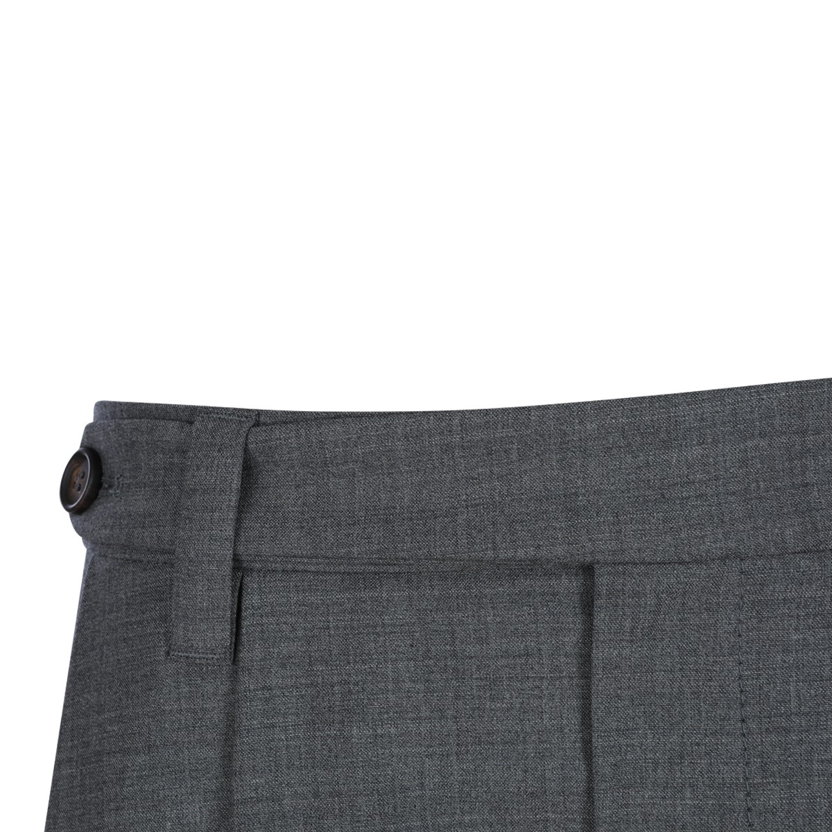 GREY WOOL SKIRT