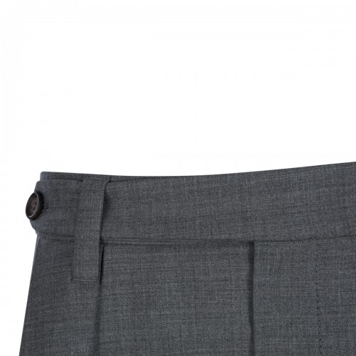 GREY WOOL SKIRT