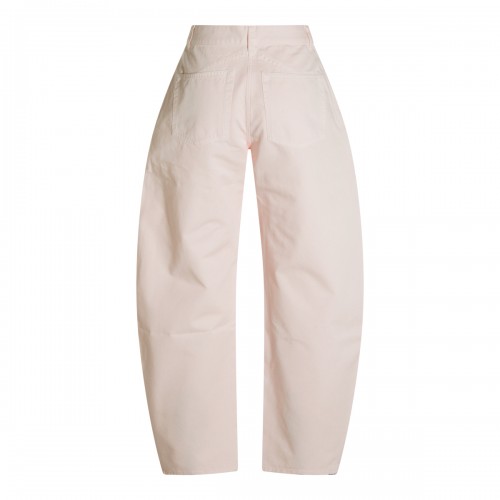LIGHT ROSE COTTON JEANS 2