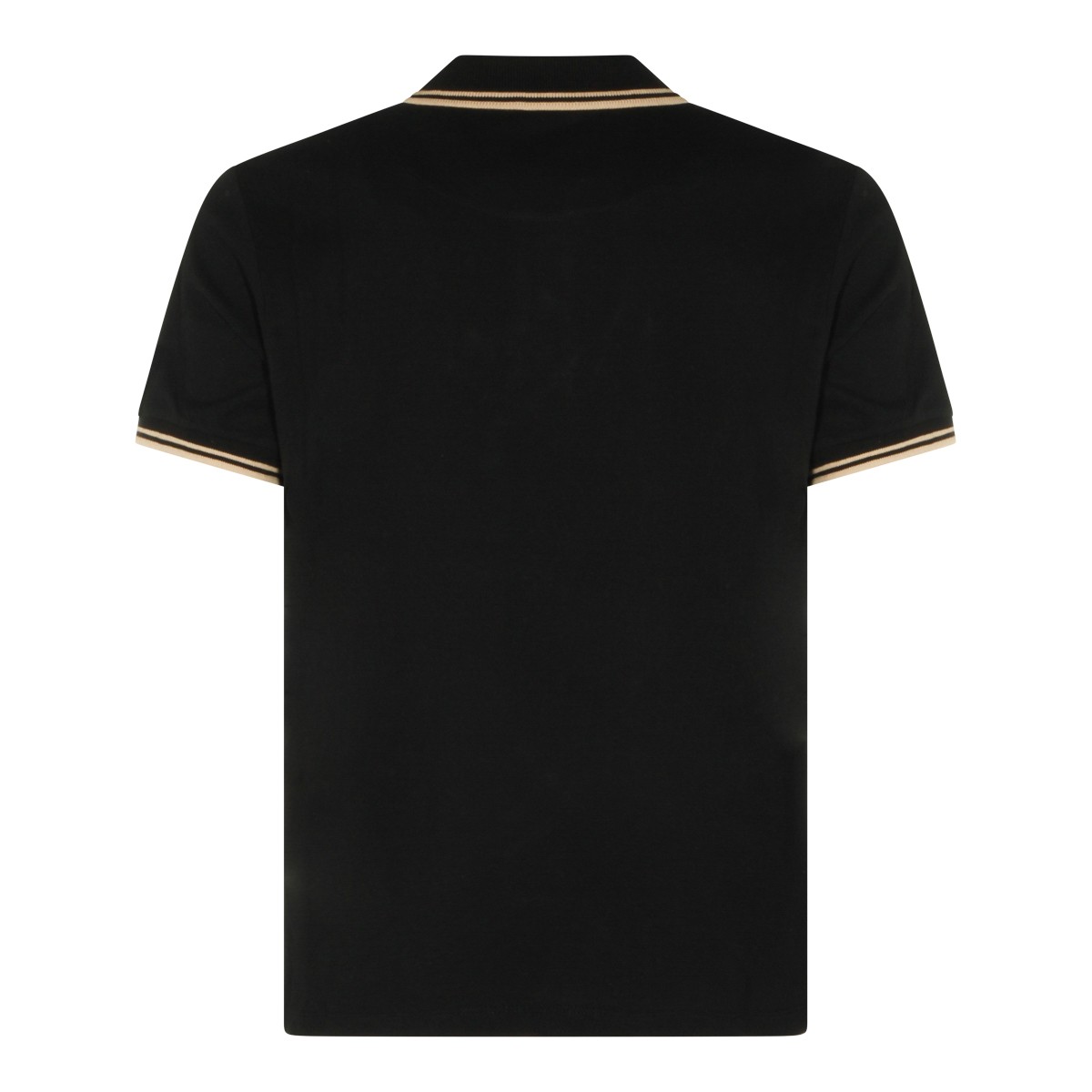 BLACK COTTON CLASSIC POLO SHIRT
