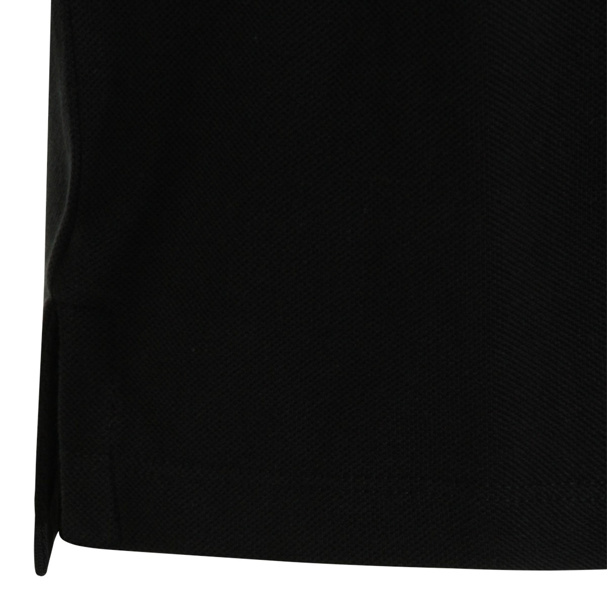 BLACK COTTON CLASSIC POLO SHIRT