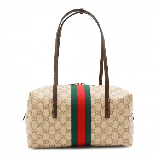 BEIGE EBONY ESSENCE MELROSE MEDIUM SHOULDER BAG