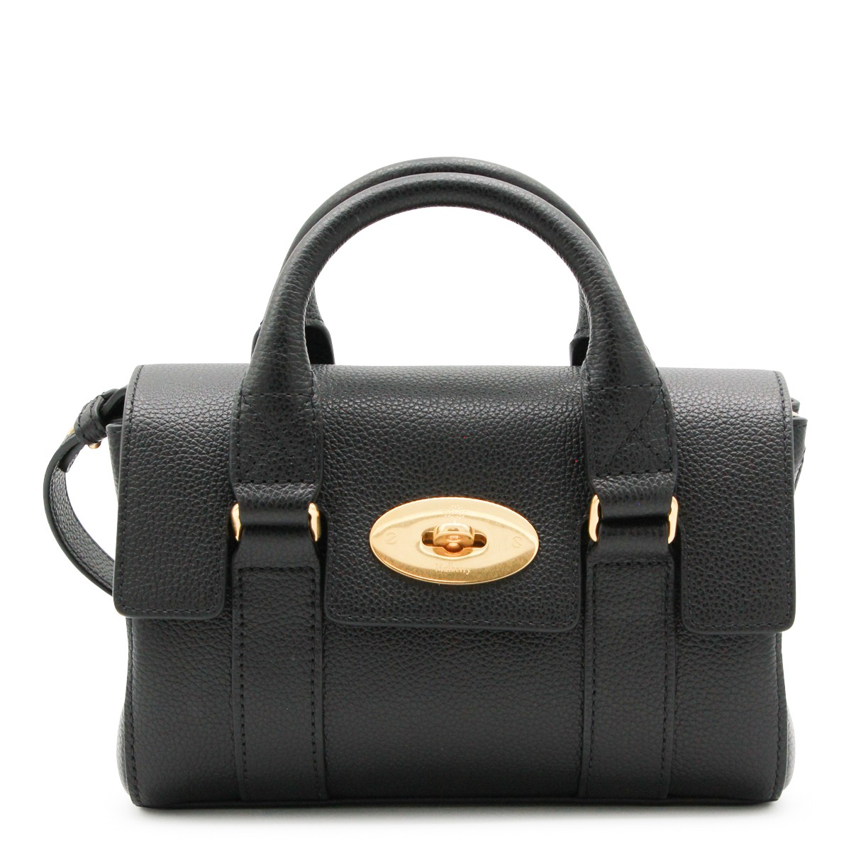 BLACK LEATHER MINI HERITAGE...