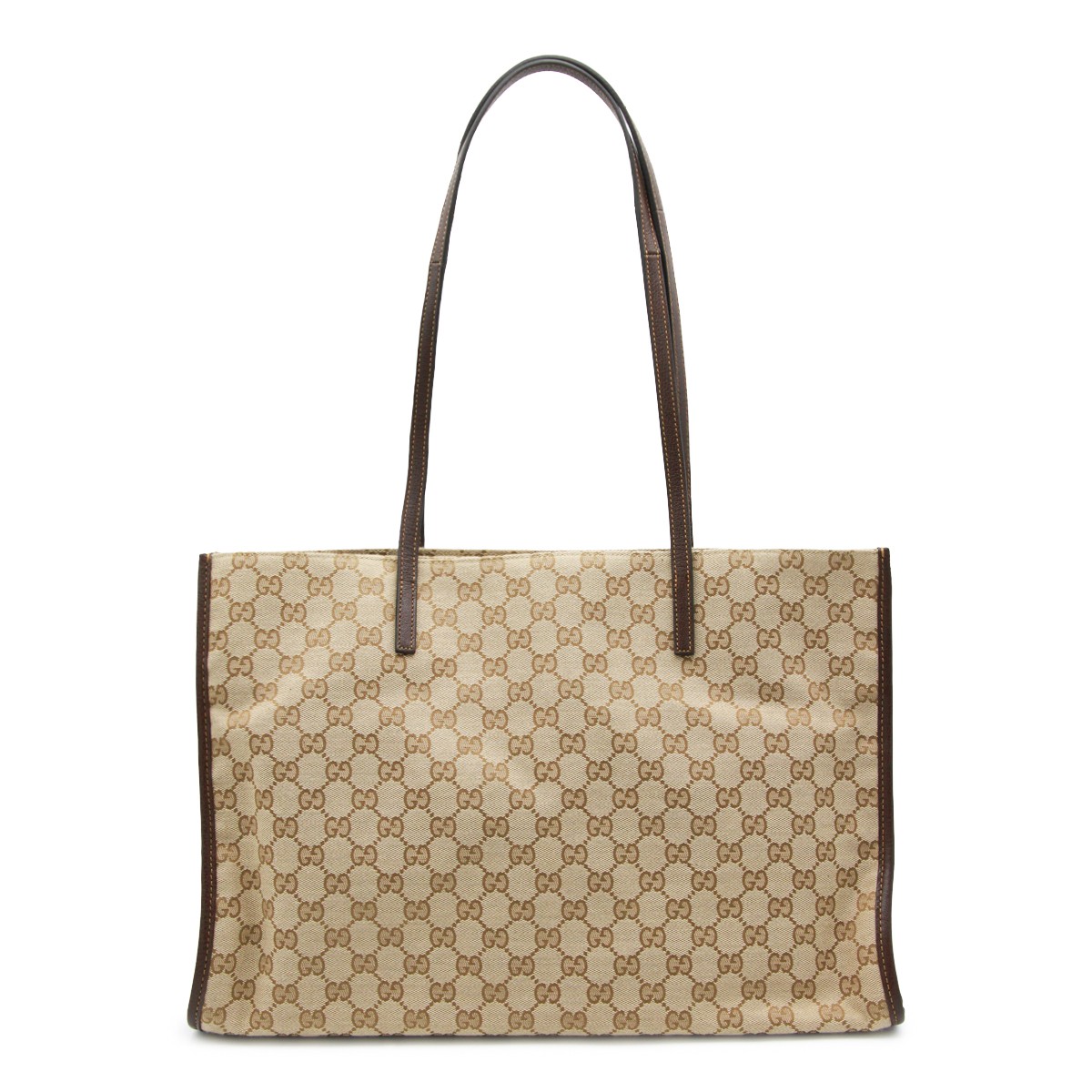 BEIGE EBONY LONDON TOTE