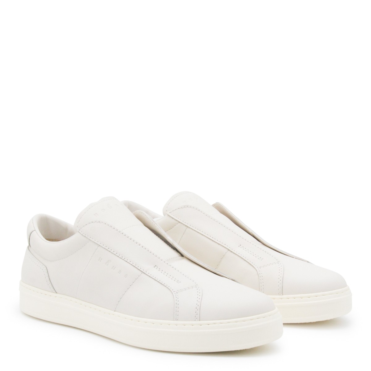 WHITE LEATHER SNEAKERS