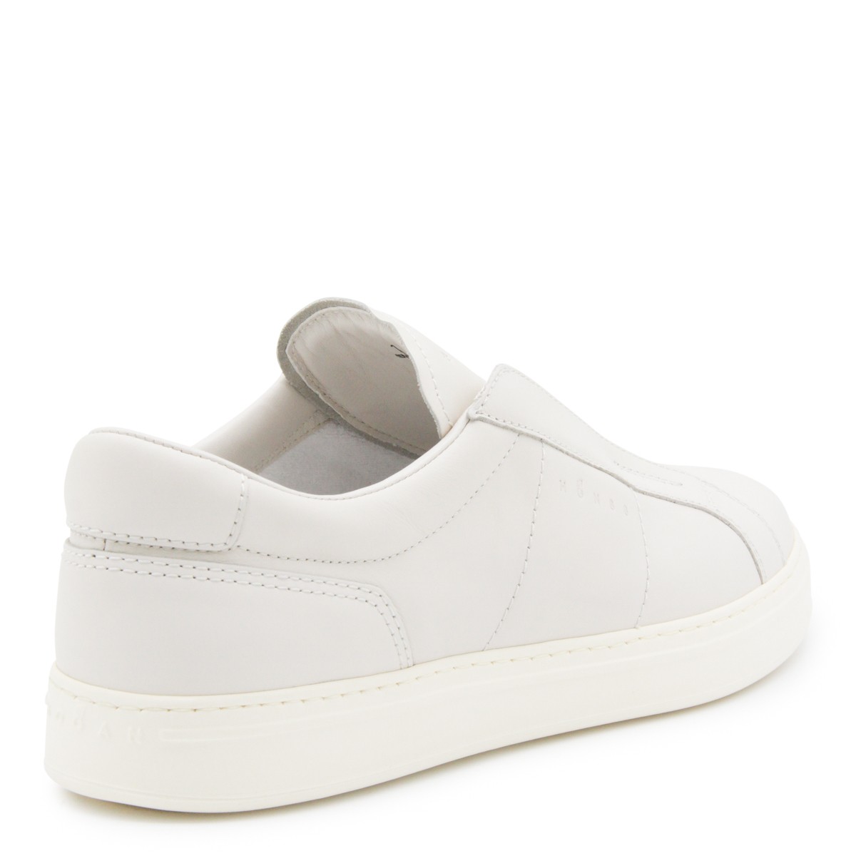WHITE LEATHER SNEAKERS