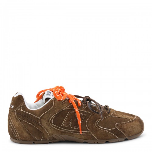 BROWN LEATHER SNEAKERS