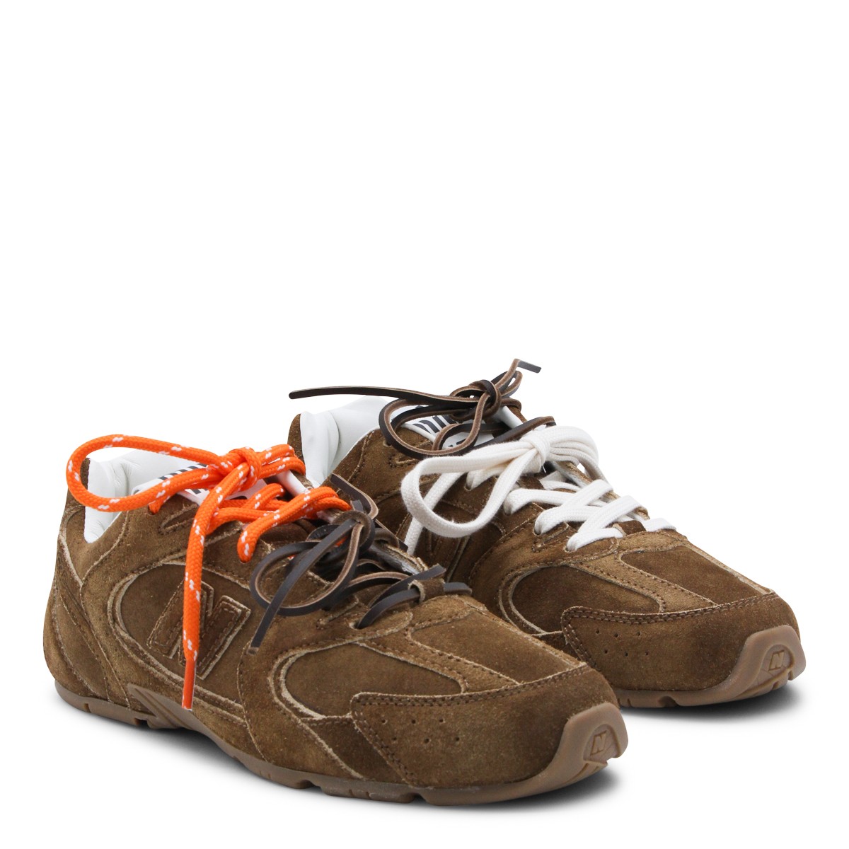 BROWN LEATHER SNEAKERS