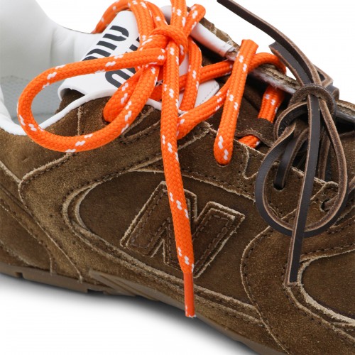 BROWN LEATHER SNEAKERS