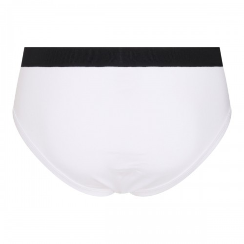 BLACK AND WHITE COTTON SLIPS