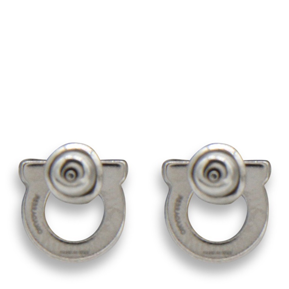 SILVER METAL EARRINGS
