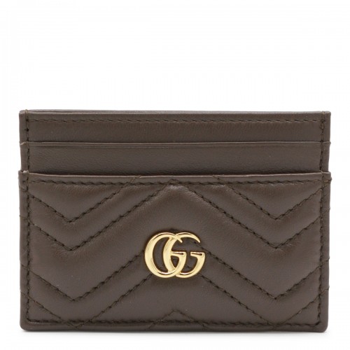 BROWN LEATHER CARD HOLDER