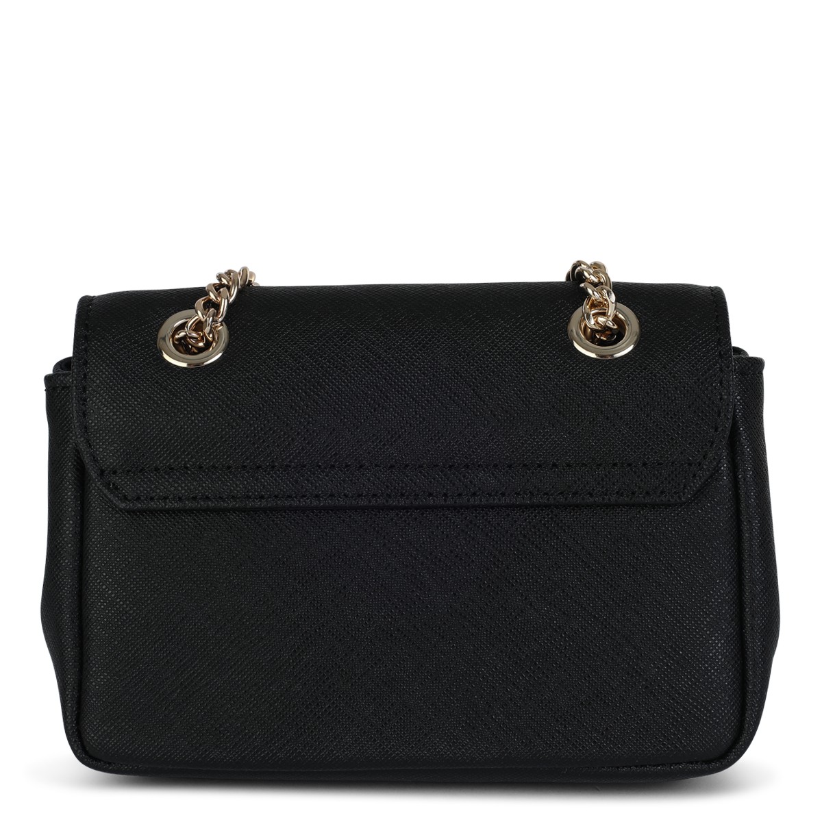 BLACK LEATHER SHOULDER BAG