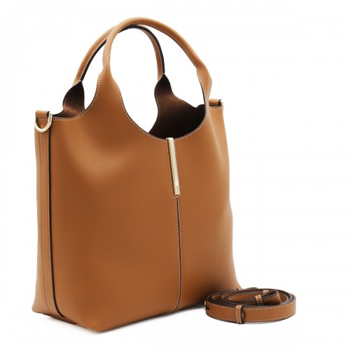 BROWN LEATHER TOTE 2