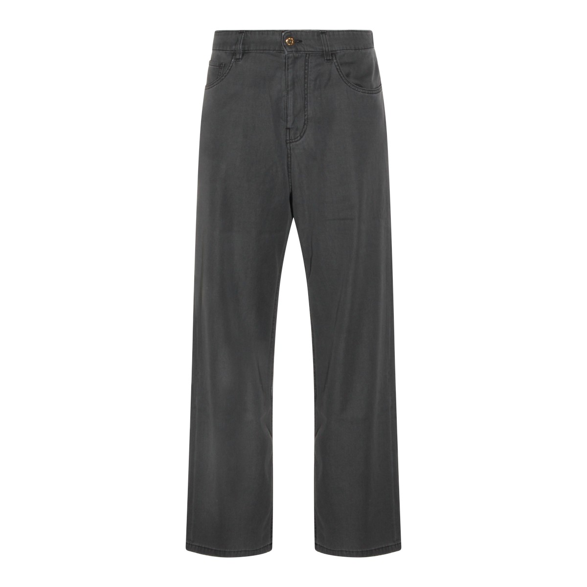 BLACK COTTON JEANS
