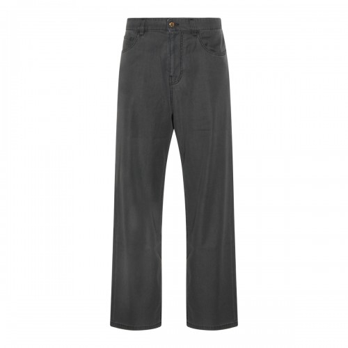 BLACK COTTON JEANS