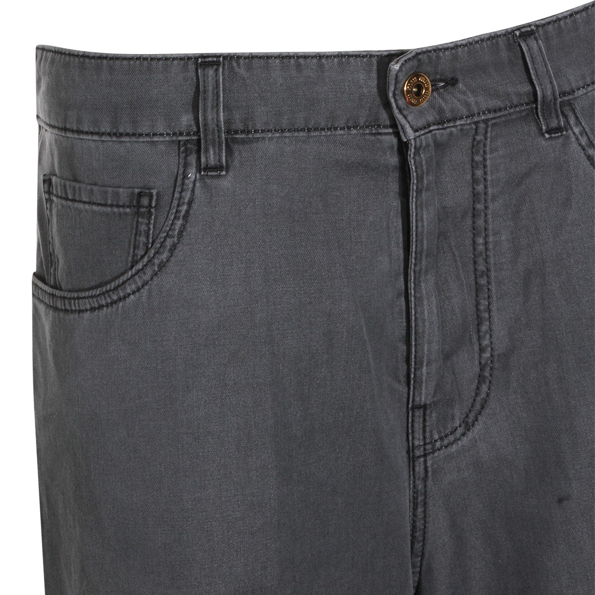 BLACK COTTON JEANS
