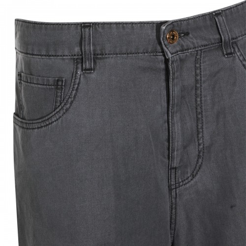 BLACK COTTON JEANS