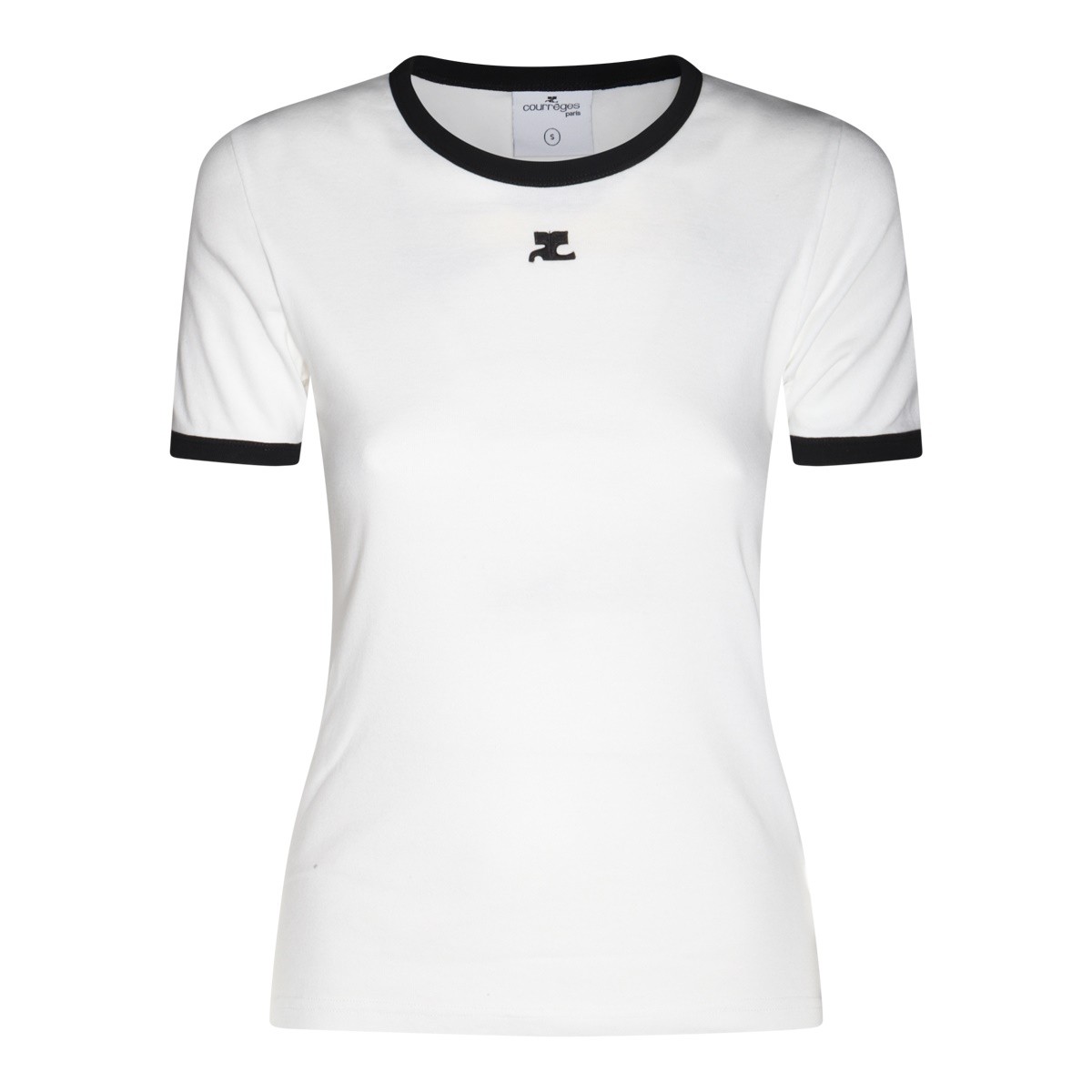 WHITE COTTON T-SHIRT