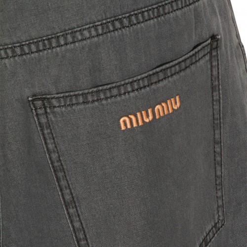 BLACK COTTON JEANS