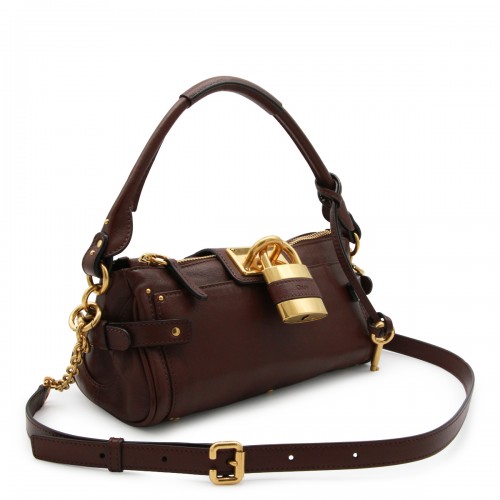 BROWN LEATHER PADDINGTON SHOULDER BAG