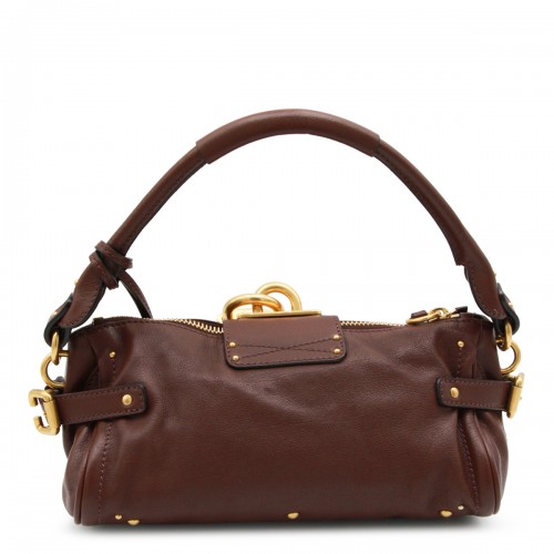 BROWN LEATHER PADDINGTON SHOULDER BAG